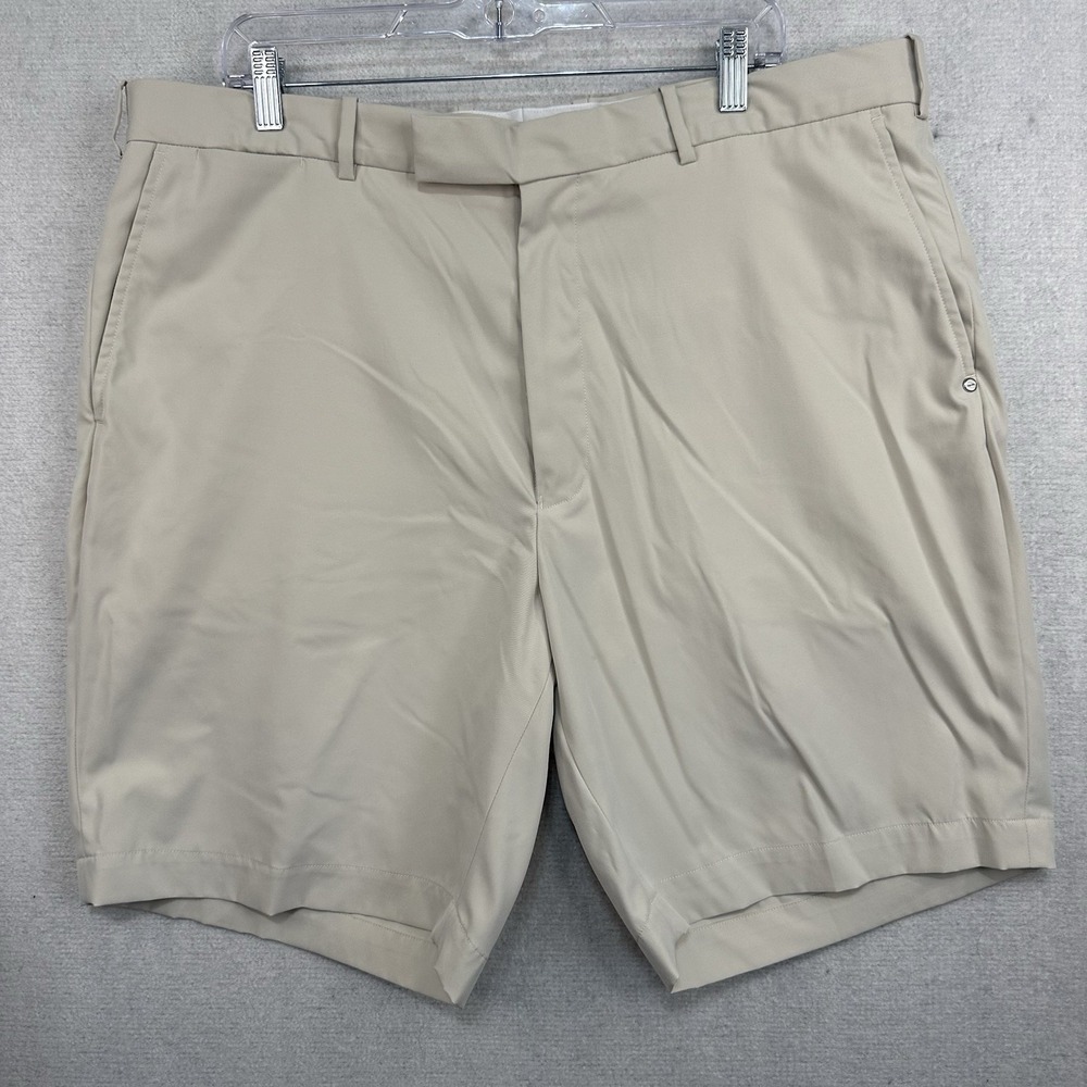 Ralph Lauren RLX Shorts Mens 40 Beige Khaki Performance Golf Chino Preppy